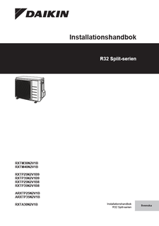 RXTM-N,RXTP-N8,RXTP-N9,ARXTP-N,RXTA-N_3PSV482320-10S_Installation manual_Swedish download